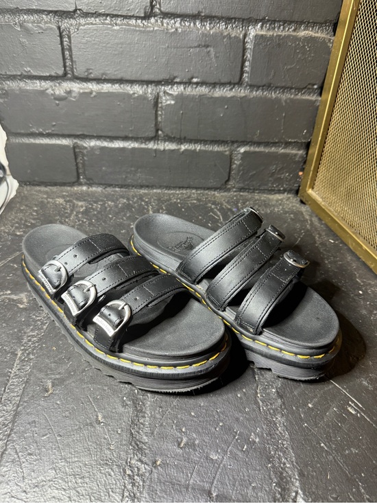 Dr. Martens Shoes - Dr. Martens Blaire leather sandal slide